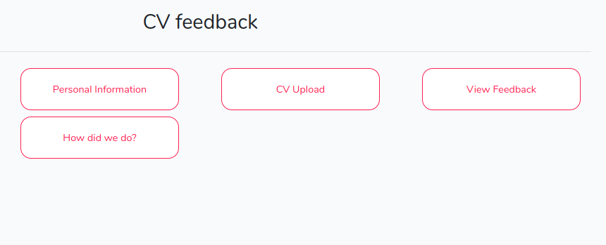 cv feedback